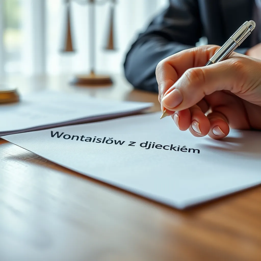 Jak napisać wniosek o ustalenie kontaktów z dzieckiem?