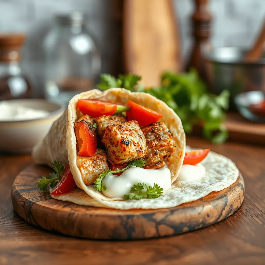 Kebab w tortilli – ile kcal ma standardowa porcja?