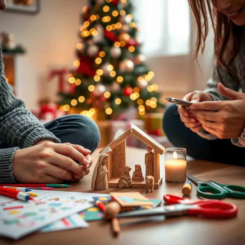 Jak zrobić szopkę bożonarodzeniową z dzieckiem?