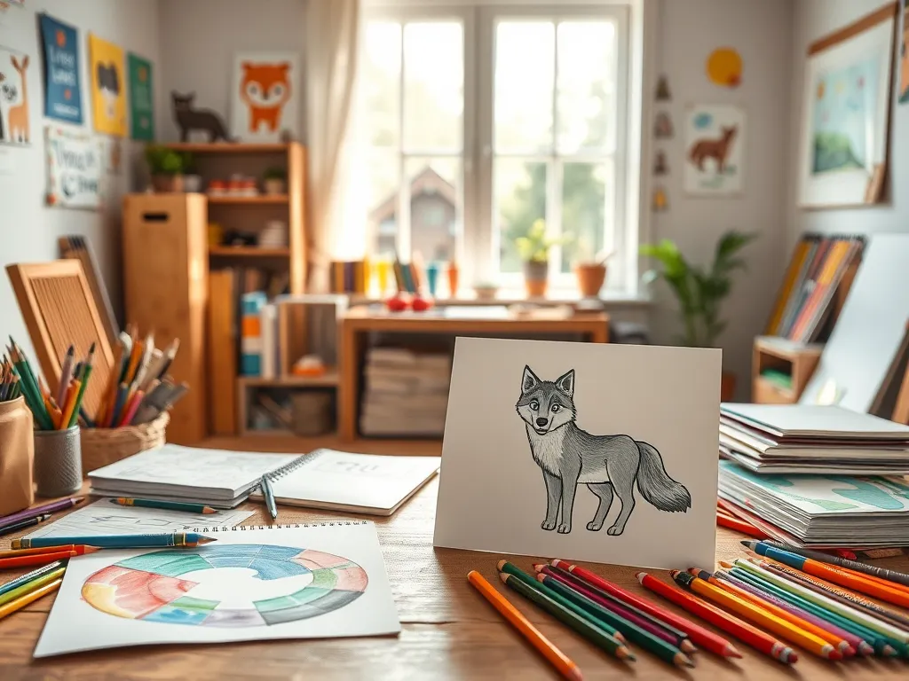 Jak narysować wilka dla dzieci?