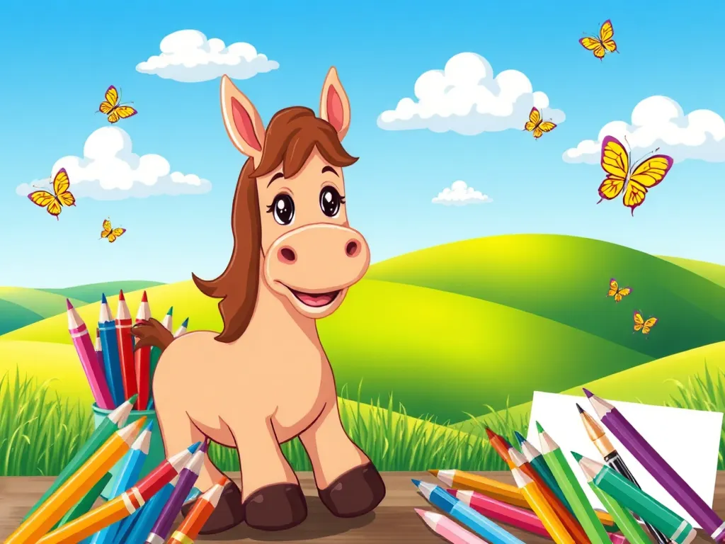 Jak narysować konia dla dzieci?